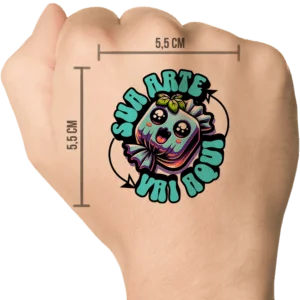 50 tatuagens Temporárias 6x6